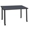 Regency Kee Mobile Tables, 48 W, 24 L, 29 H, Wood, Metal Top, Grey MTC4824GYBK - alternate 1